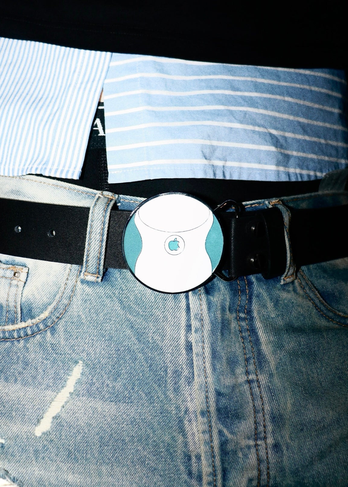 Hockey Puck Mouse Buckle