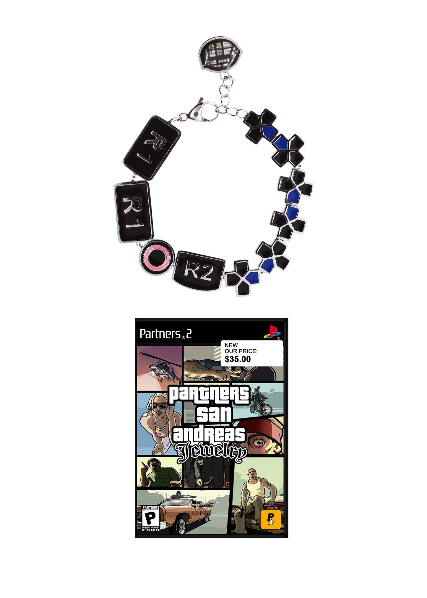 San Andreas Cheat Code Bracelet